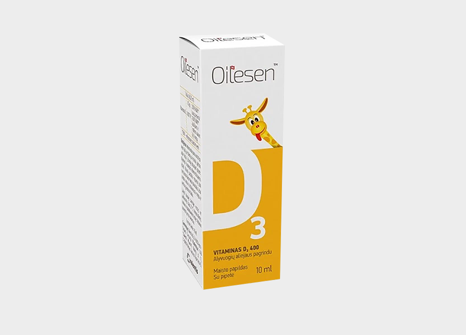 Oilesen Vitamin D3 400 IU, drops 10 ml